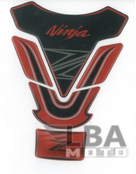 Наклейка на бак для мотоцикла Kawasaki Ninja Z Красно-Черная