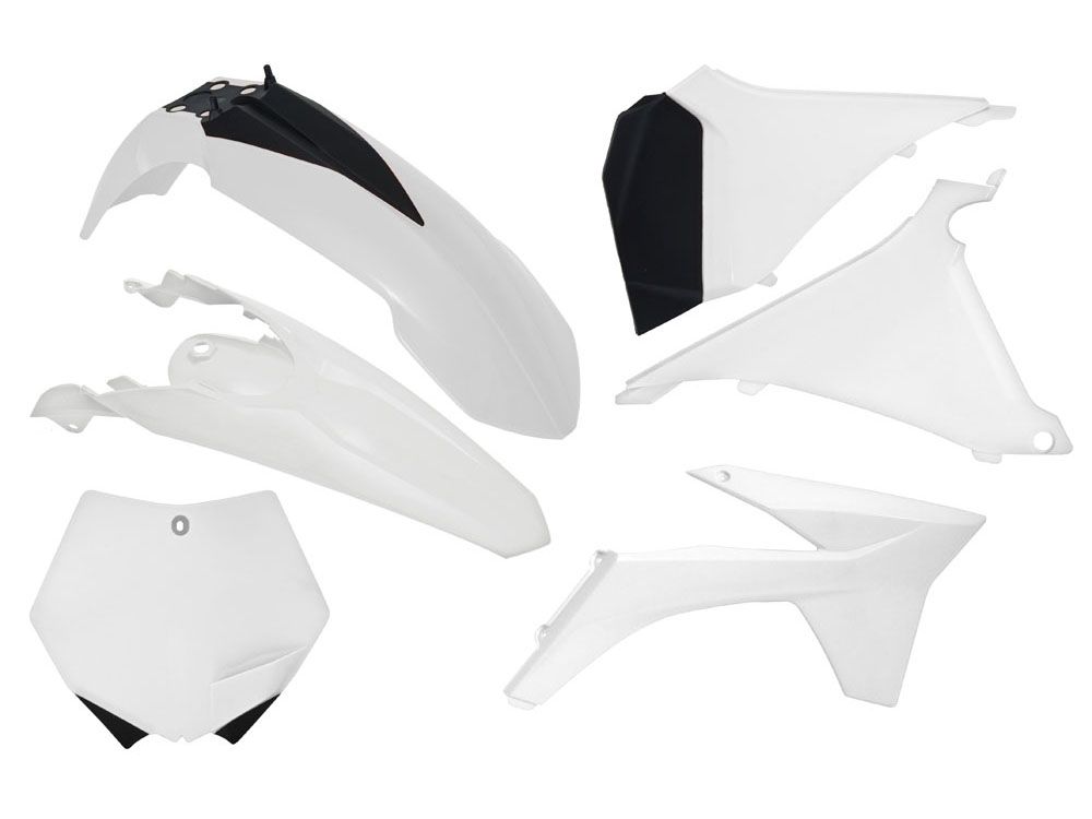 Комплект пластика R-Tech KTM SX125/150/250 2011 (R-KITKTM-BN0-519) Белый