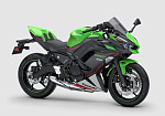 Комплект пластика для мотоцикла Kawasaki ER-6F 21-23 Зелено-Черно-Белый