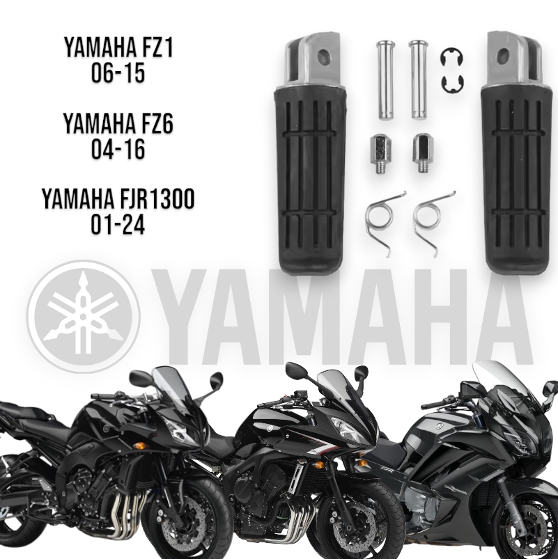 Подножки передние для мотоцикла Yamaha FZ1 01-15, FZ6 04-09, FZ6R 09-13